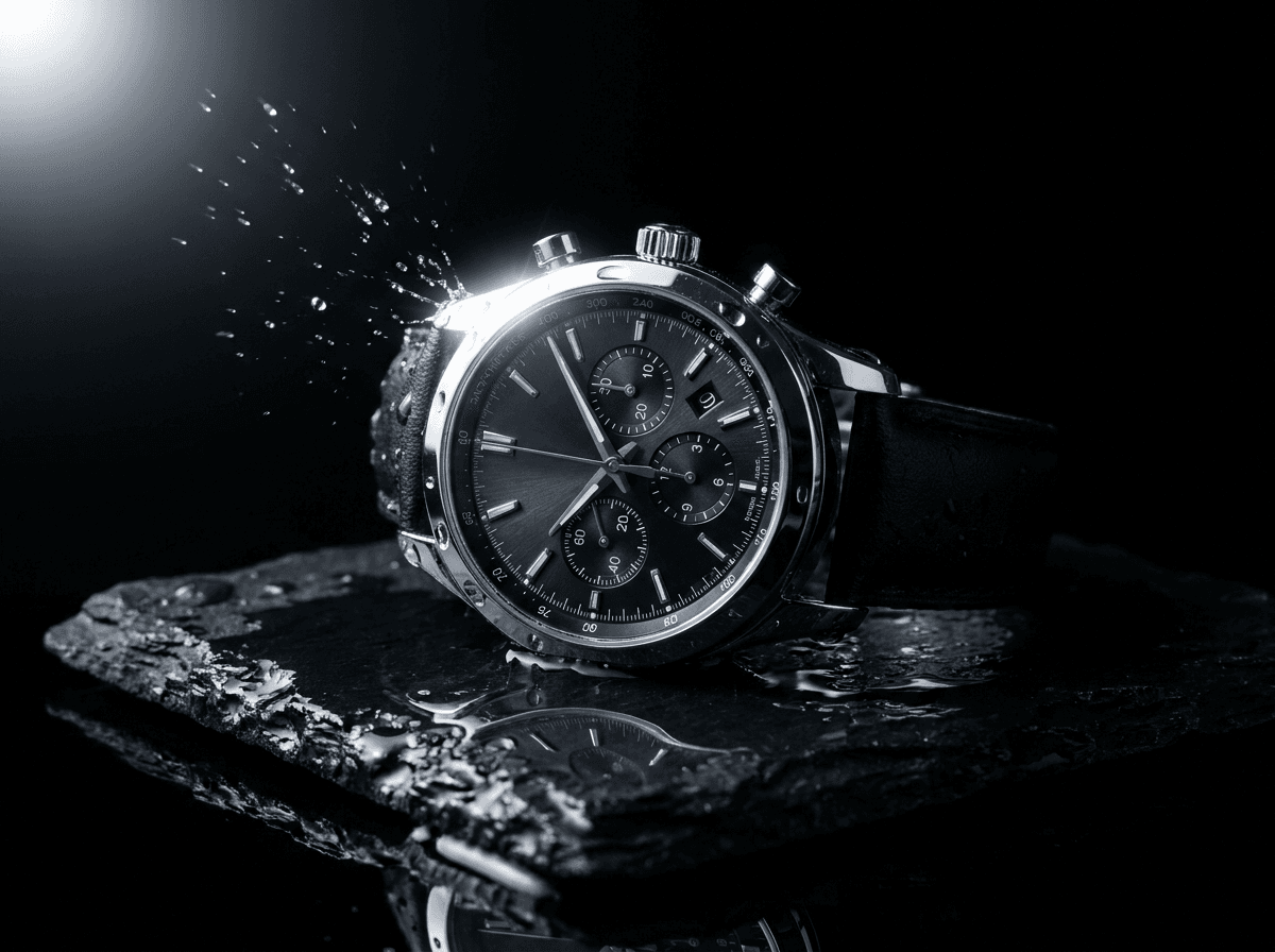 A dramatic product macro shot